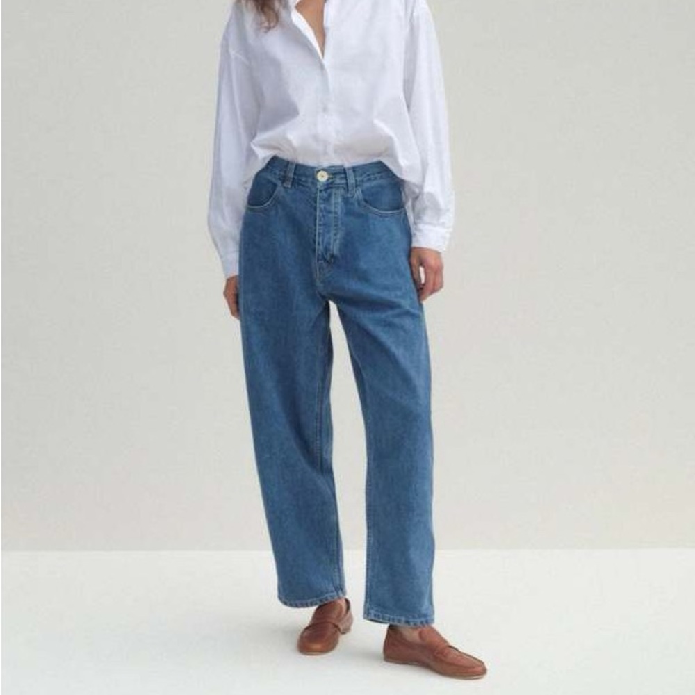 Jesse Kamm California Wide Cowboy Blue Denim